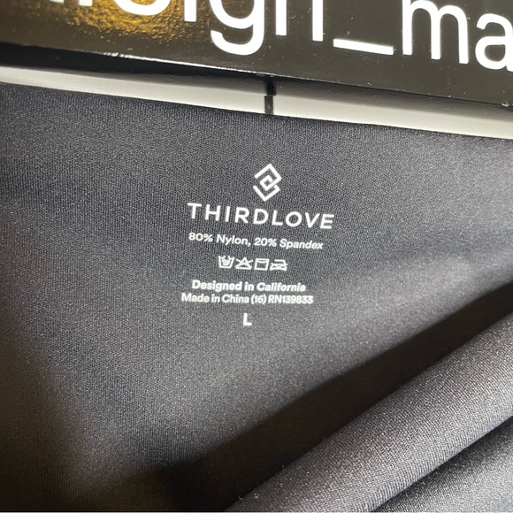 ThirdLove | Muse Smoothing High Rise Leggings Black Size Large - Picture 9 of 10